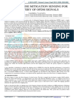 Clipping Noise Mitigation Sensing For Recovery of Ofdm Signals