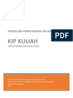 Panduan Penggunaan Aplikasi KIP Kuliah PTKI 2020