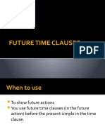 Future Time Clauses