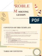 Problem Solving Lesson - by Slidesgo