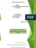 Modul 2 Karakteristik PKN Sebagai Pendidikan Nilai Dan Moral