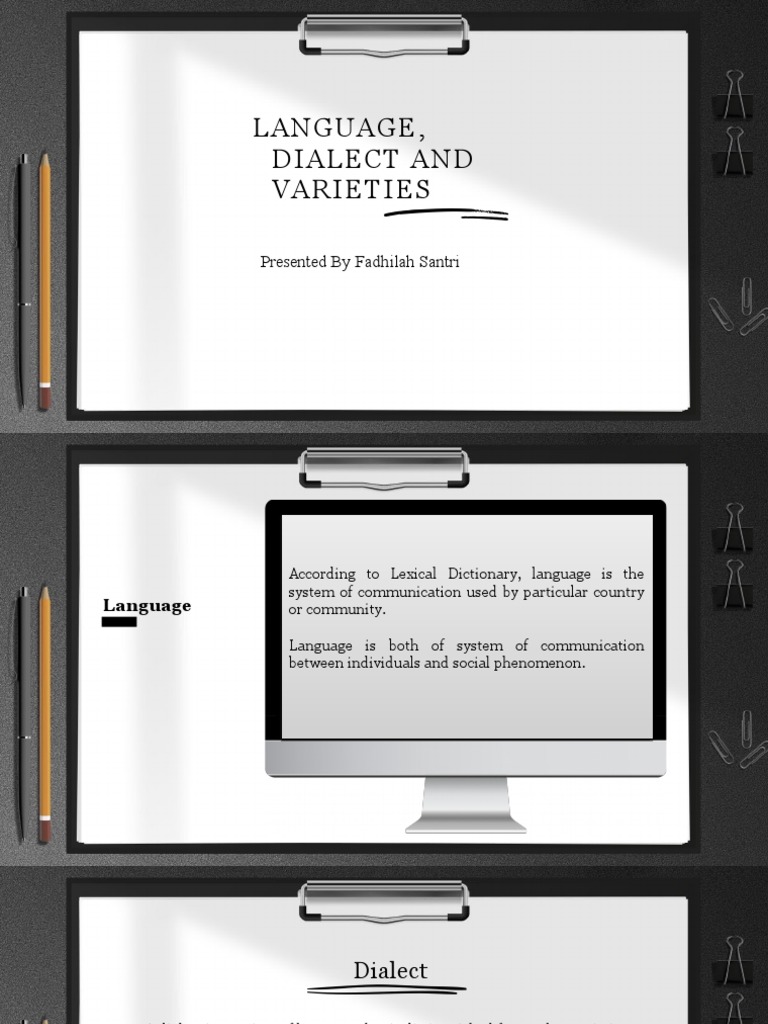 2.varieties, Dialect and Style | PDF | Dialect | Language Varieties And ...