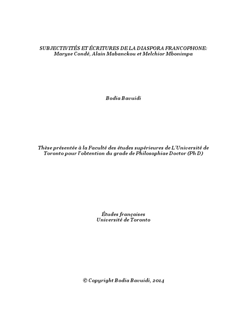 Bavuidi Bodia 201411 PHD Thesis | PDF