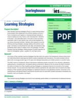 What Works Clearinghouse Peer-Assisted Learning Strategies: Program Description