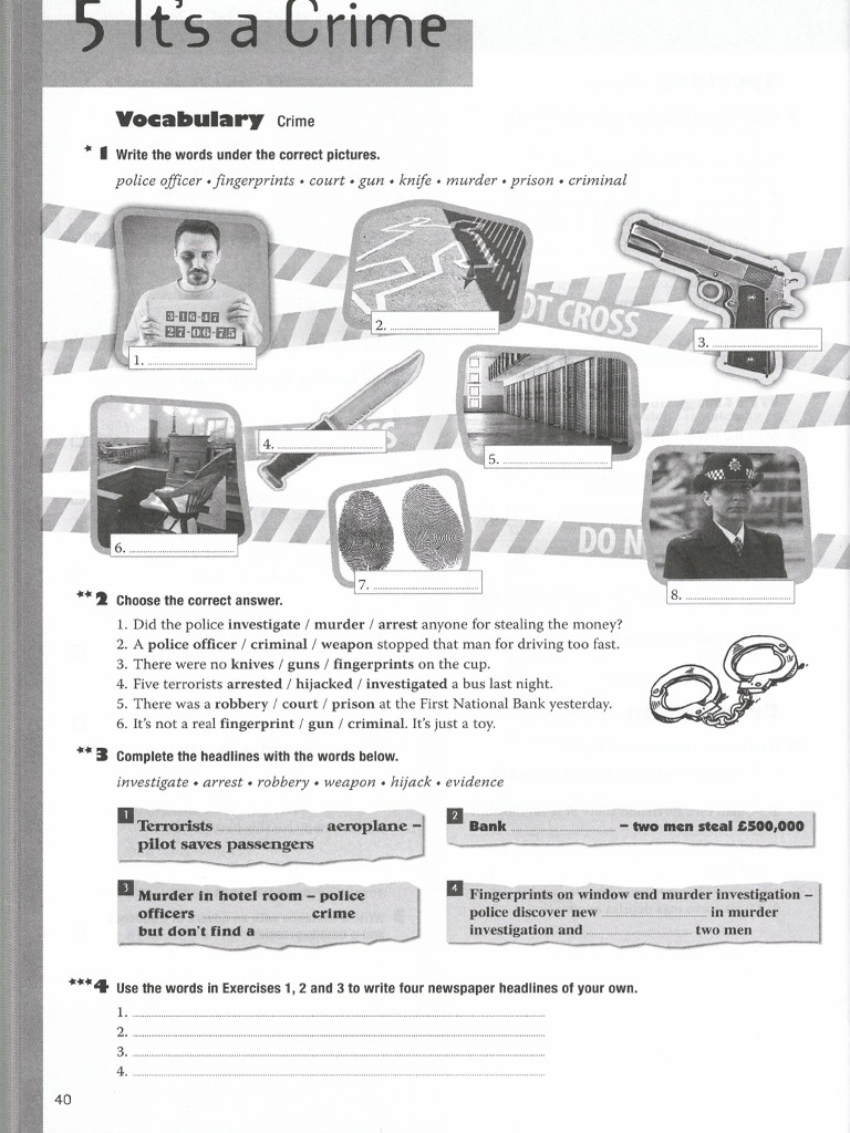 Workbook Unit 5 | PDF