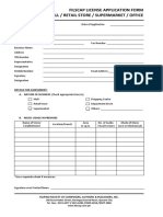 Application Form For Mall Store Supermarket Office