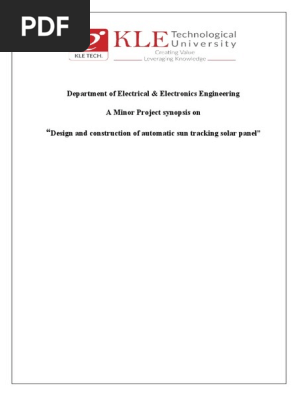 Sun Tracking Solar Panel (1)
