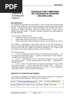 CSR Form 3 Amendments Record | PDF