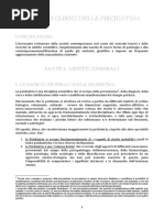PERCORSI CLINICI DELLA PSICHIATRIA
