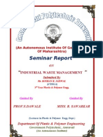 Seminar Report: Industrial Waste Management