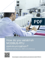 How Do You Establish Modbus-Rtu Communication?: SIMATIC S7-1200 FW V4.2 / STEP 7 V14 (TIA Portal)