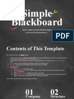 Simple Blackboard Background - by Slidesgo