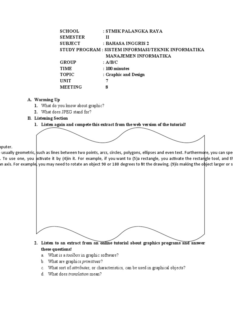 Bahasa Inggris Unit+7 | PDF | Rendering (Computer Graphics) | Graphics