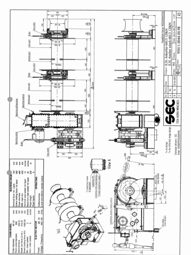 Assembly of The Windlass Winch (Drawings EHAMW) PDF