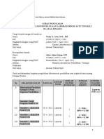 Surat Pernyataan Lab. Konstruksi Kayu 1 Tingkat Di Atas Jenjang, Vicky Assa