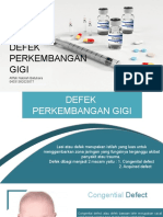 Defek Perkembangan Gigi