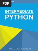 Intermediate Python by Yasoob, Muhammad Khalid, Ullah