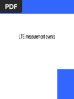 LTE Measurement Events