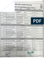 Assesment III Timetable IV yrs