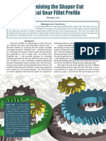 Determining The Shaper Cut Helical Gear Fillet Profile: George Lian Management Summary