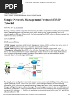 CCNA Training Simple Network Management Protocol SNMP Tutorial