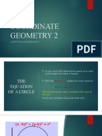 Coordinate Geometry 2: Additional Mathematics