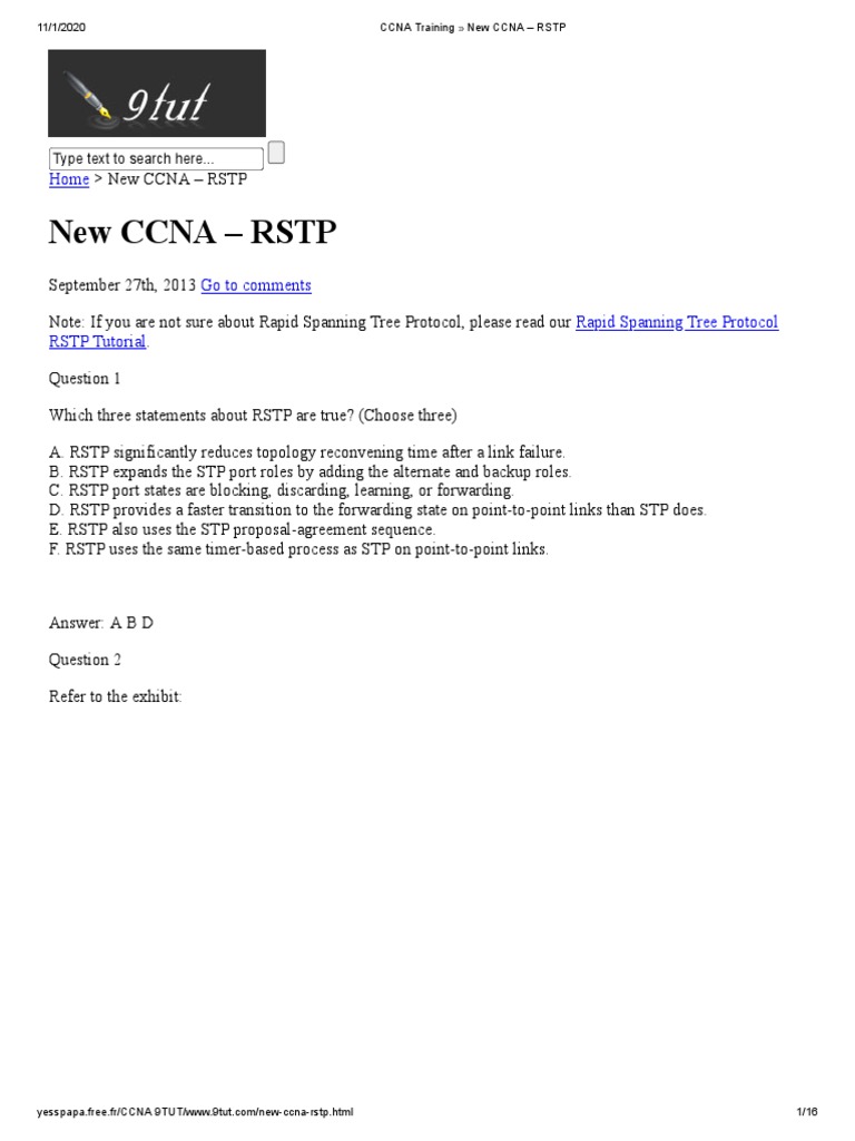 RSTP Port Roles Explained | PDF | Network Switch | Network Architecture