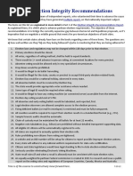 Thirty Election Integrity Recommendations