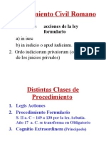 Procedimiento Civil Romano