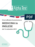 Medicina in Inglese: Il Test Ufficiale Di Ammissione A