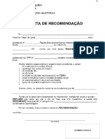 ITQ Carta de Recomendação