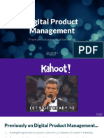Digital Product Management Class 3