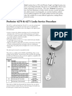 Proseries 6270 & 6271 Locks Service Procedure: Identification Code Description Part Number