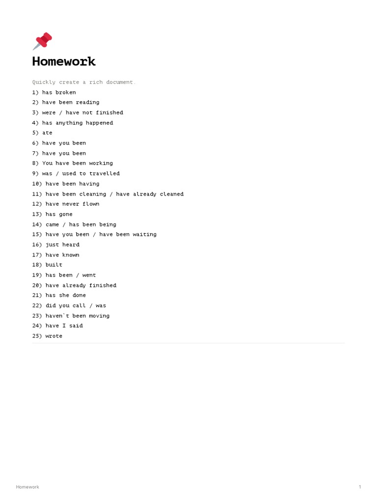 Homework | PDF