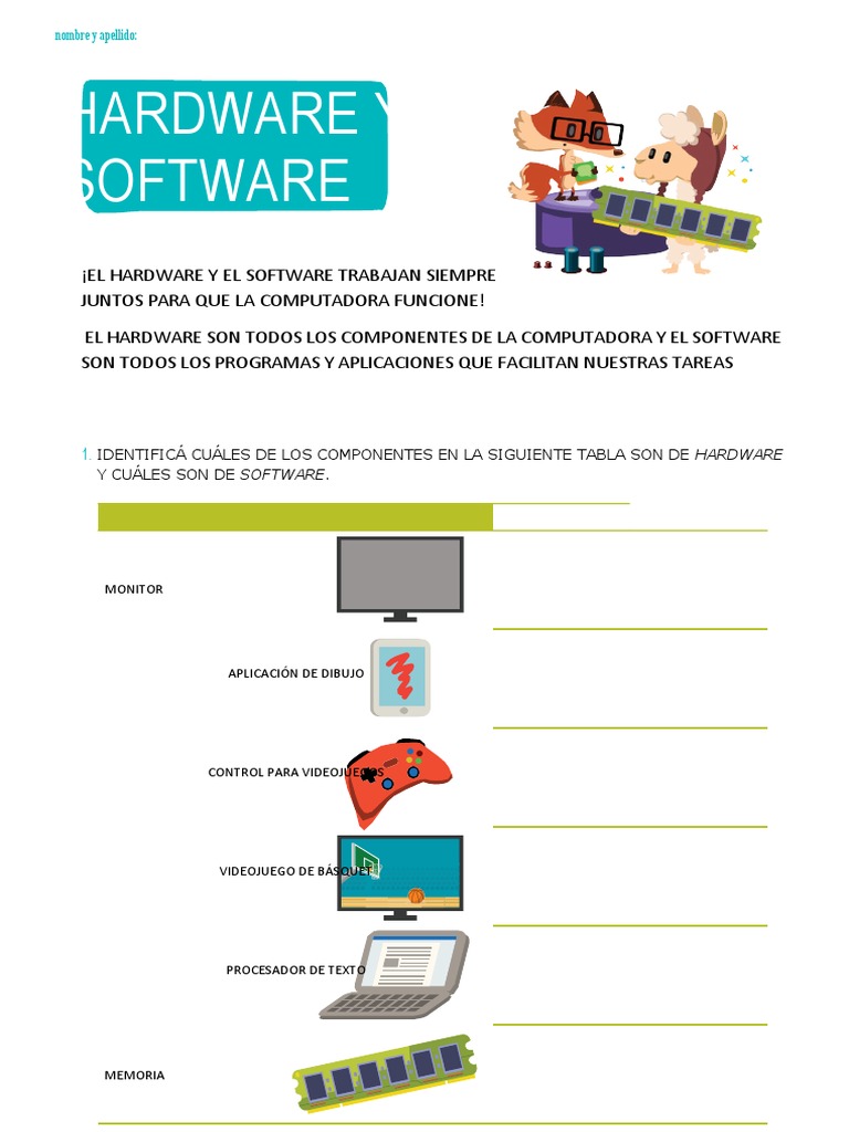 Hardware y Software en Aplicaciones | PDF