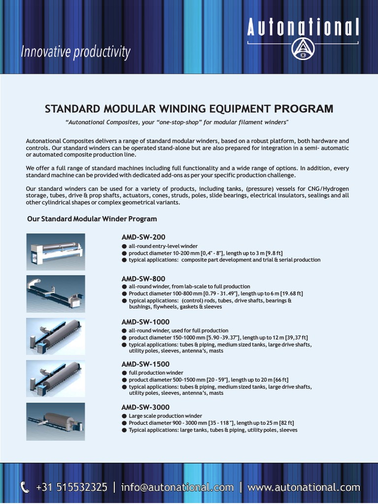 Modular Standard Winding Equipment | PDF | Bearing (Mechanical) | Equipment