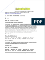 System Variables List R J3ib