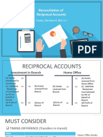 Reconciliation of Reciprocal Accounts: Turato, Ella Mae B. BSA 3-1