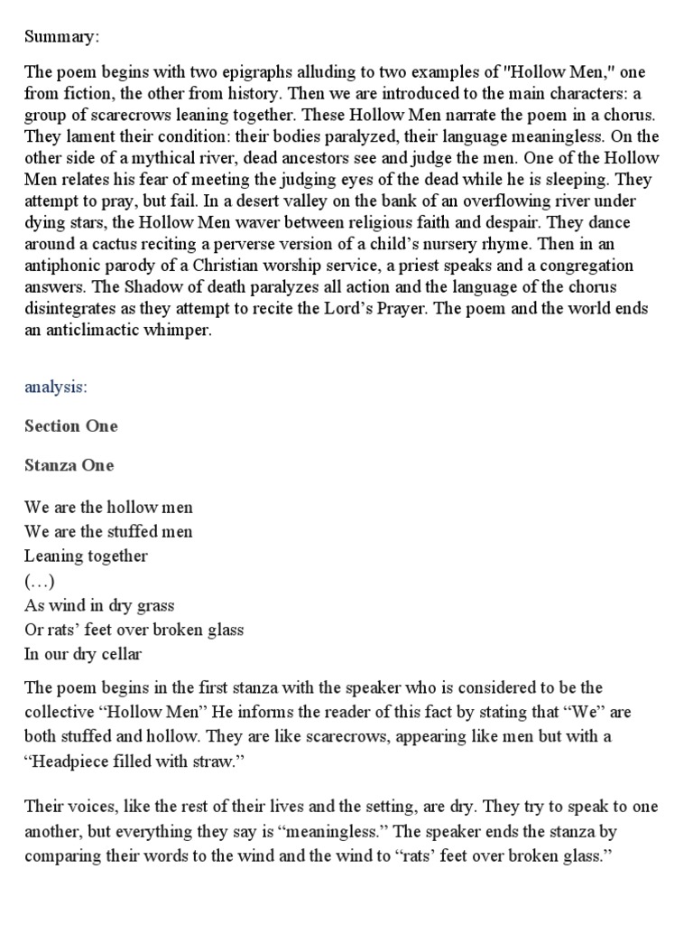 The Poem Begins With Two Epigraphs Alluding To Two Examples of PDF