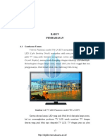 Bab IV Pembahasan. Gambar 4.1 TV Led Panasonic Model Th-L42et5