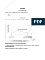 Lesson # 15 - Induced Immunity