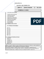 Rotina de Inspeção: NÚMERO: 1.11 REV: 0 DATA: 01.02.88 FL: 1/21 Turbinas A Vapor