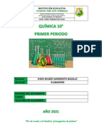 Guía Química Décimos Primer Período