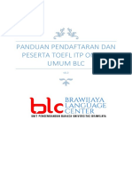 Panduan Pendaftaran TOEFL ITP Online Umum BLC v1.0-1