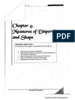 Measures of Dispersion and Shape