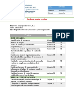 Pruebas A Realizar Sistemas