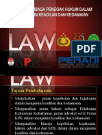 Peran Lembaga Penegak Hukum Dalam Menjam