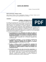 Carta de Despido Final