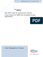 Infineon - Application Note - PowerMOSFETs - 900V CoolMOSâ - C3 - Superjunction Devices For SMPS and Renewable Applications