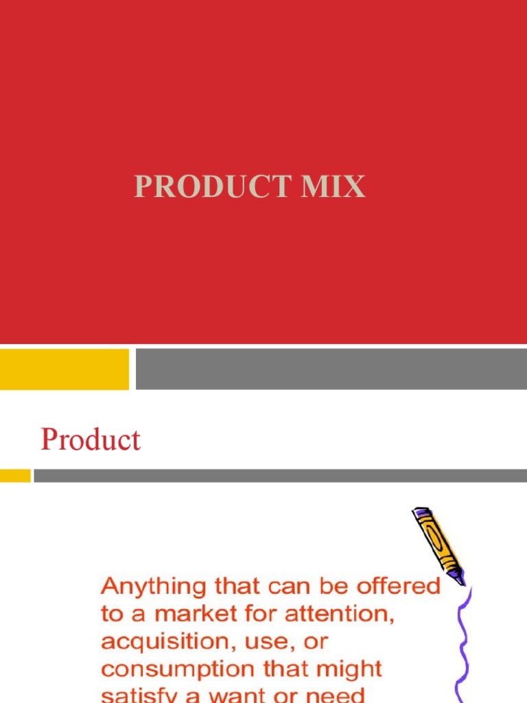 Product Mix U 3 | PDF